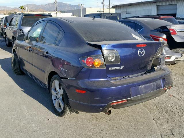 JM1BK323251236372 - 2005 MAZDA 3 S BLUE photo 3