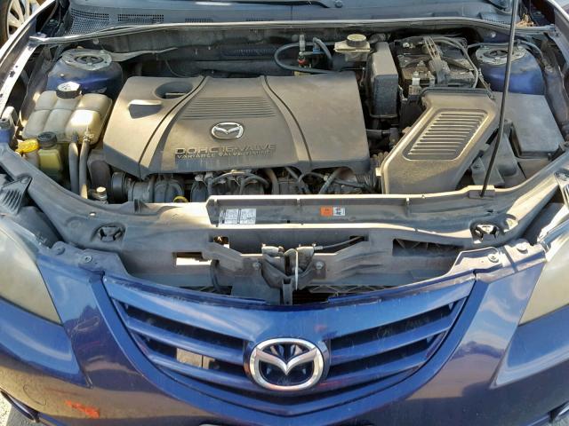 JM1BK323251236372 - 2005 MAZDA 3 S BLUE photo 7