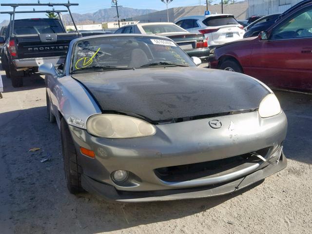 JM1NB353330300768 - 2003 MAZDA MX-5 MIATA SILVER photo 2