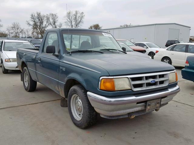 1FTCR10A5SPA45026 - 1995 FORD RANGER GREEN photo 1