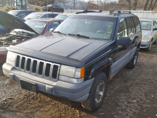 1J4GZ58S8WC244763 - 1998 JEEP GRAND CHER BLACK photo 2