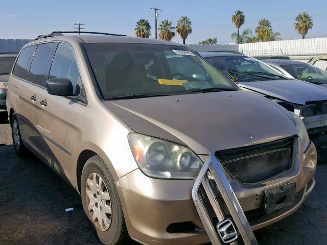 5FNRL38237B122286 - 2007 HONDA ODYSSEY LX GOLD photo 1