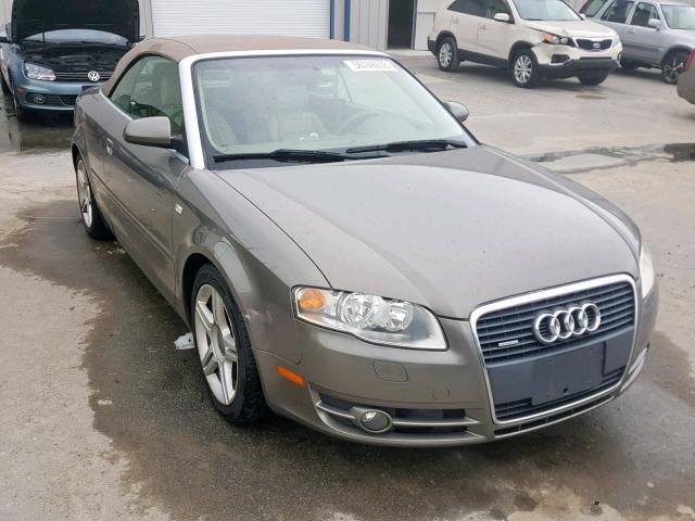 WAUDF48H27K031196 - 2007 AUDI A4 2.0T CA TAN photo 1