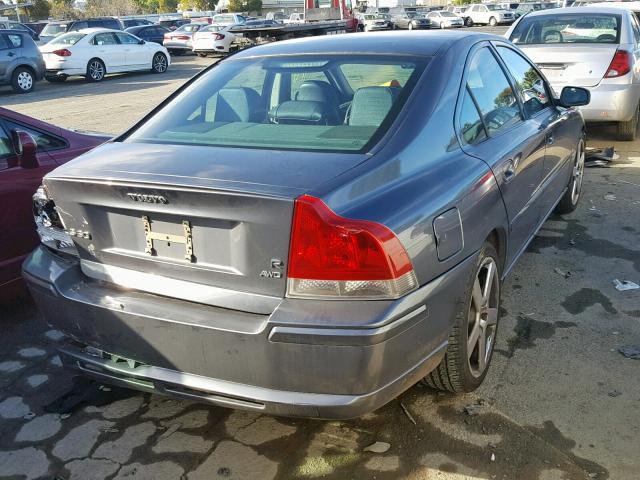 YV1RH527952475207 - 2005 VOLVO S60 R GRAY photo 4