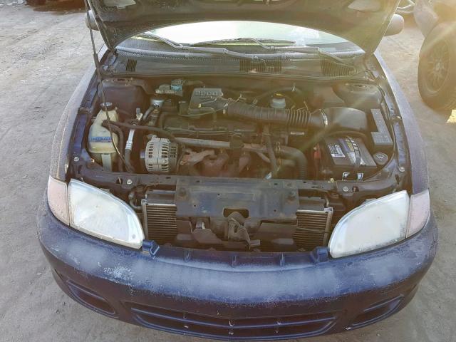 1G1JC524627340460 - 2002 CHEVROLET CAVALIER B BLUE photo 7