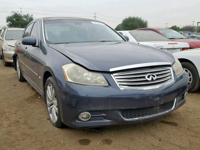 JNKCY01E89M800114 - 2009 INFINITI M35 BASE BLUE photo 1