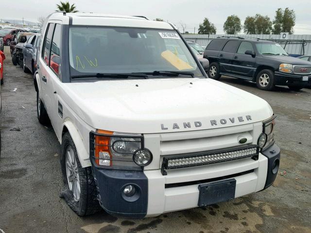 SALAE25498A447261 - 2008 LAND ROVER LR3 SE WHITE photo 1