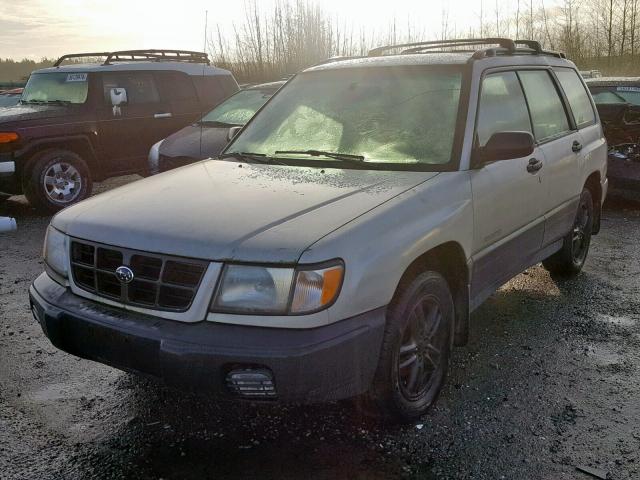 JF1SF6354YH710989 - 2000 SUBARU FORESTER L SILVER photo 2