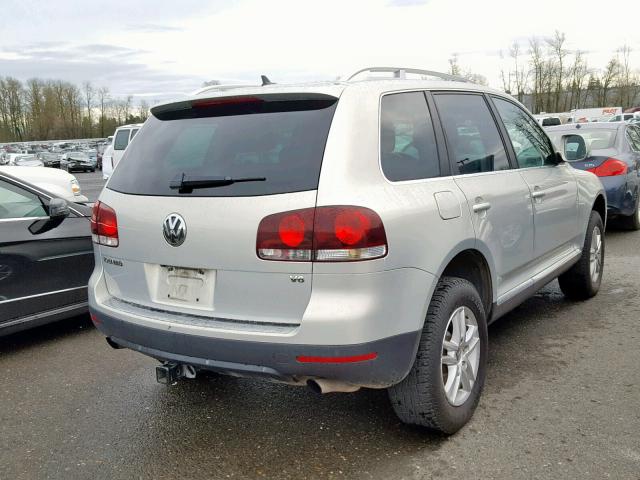 WVGBE77L08D043725 - 2008 VOLKSWAGEN TOUAREG 2 SILVER photo 4