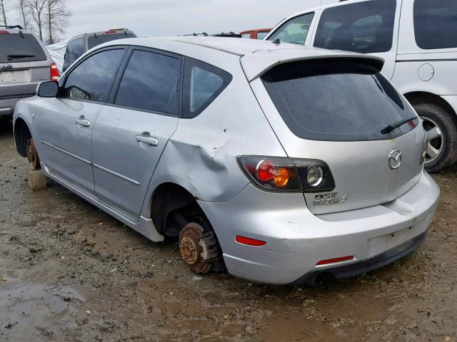 JM1BK143341136653 - 2004 MAZDA 3 HATCHBAC SILVER photo 3