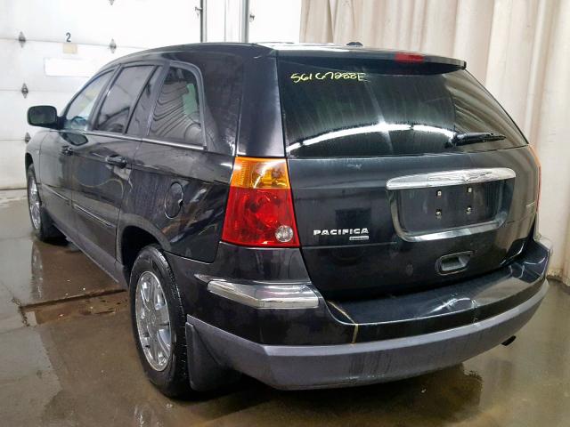 2A8GF68466R675513 - 2006 CHRYSLER PACIFICA T BLACK photo 3