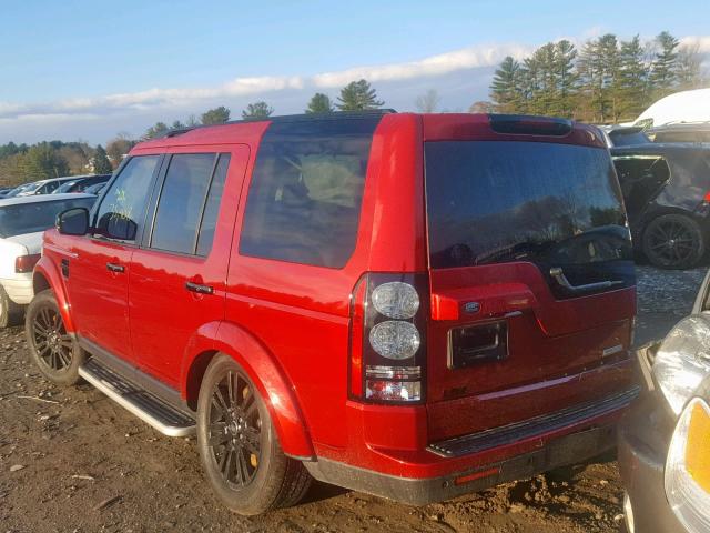 SALAK2V69FA756641 - 2015 LAND ROVER LR4 HSE LU RED photo 3