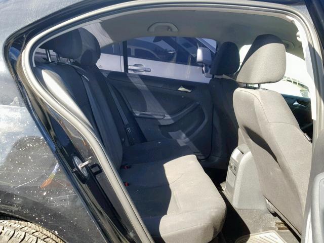 3VW2K7AJ1DM266422 - 2013 VOLKSWAGEN JETTA BASE Սև լուսանկար 6