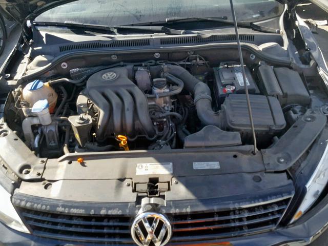 3VW2K7AJ1DM266422 - 2013 VOLKSWAGEN JETTA BASE Սև լուսանկար 7