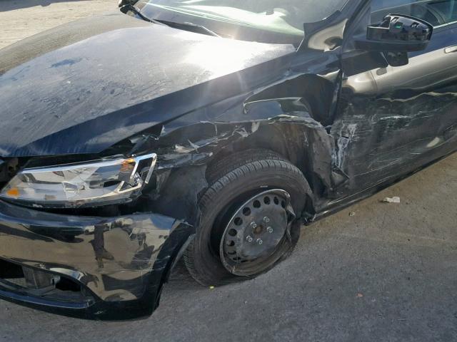 3VW2K7AJ1DM266422 - 2013 VOLKSWAGEN JETTA BASE Սև լուսանկար 9