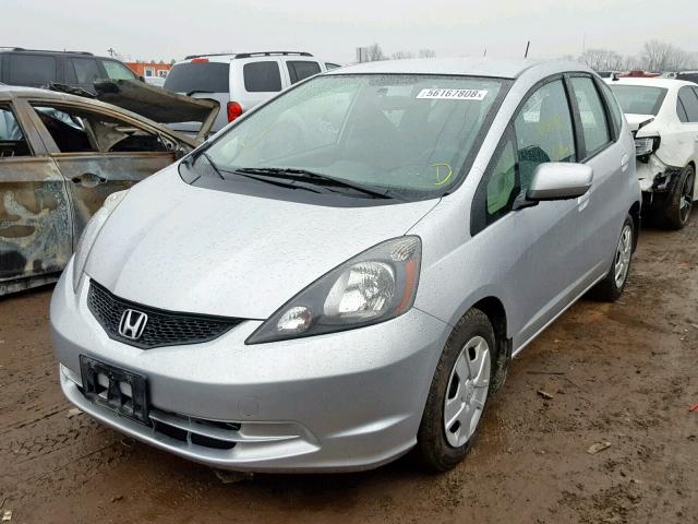 JHMGE8H33DC080670 - 2013 HONDA FIT SILVER photo 2