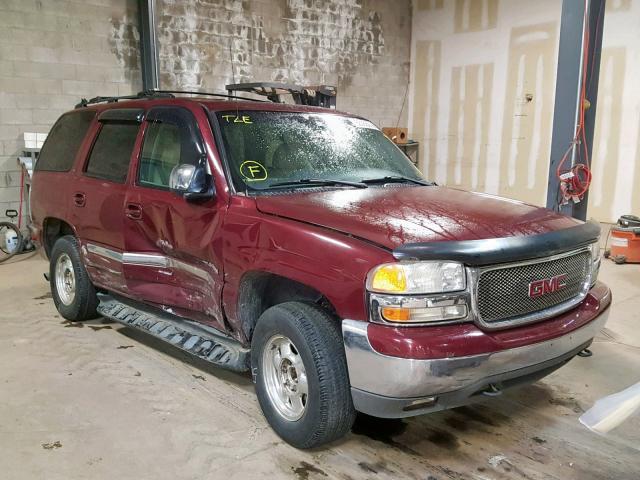 1GKEK13T0YJ102601 - 2000 GMC YUKON BURGUNDY photo 1