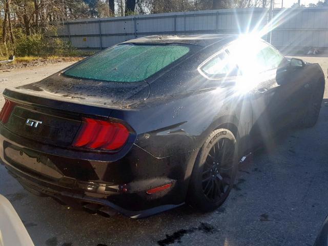 1FA6P8CF3J5125749 - 2018 FORD MUSTANG GT BLACK photo 4