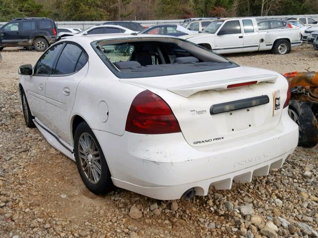 2G2WP552X71137169 - 2007 PONTIAC GRAND PRIX WHITE photo 3