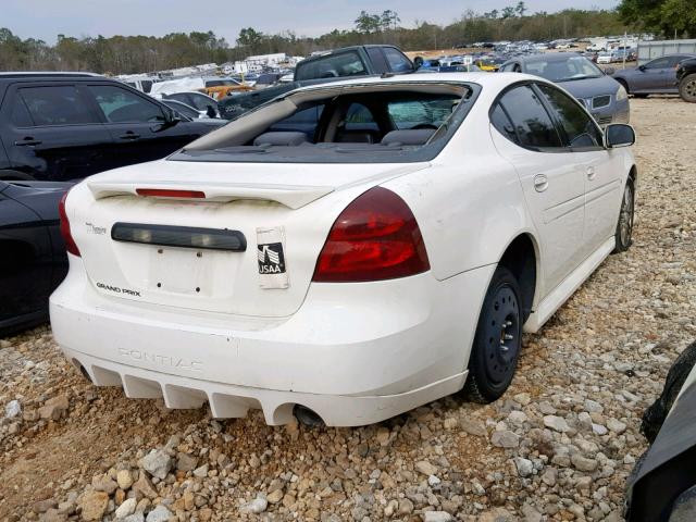 2G2WP552X71137169 - 2007 PONTIAC GRAND PRIX WHITE photo 4