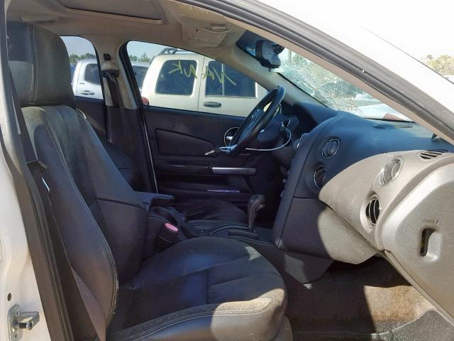 2G2WP552X71137169 - 2007 PONTIAC GRAND PRIX WHITE photo 5