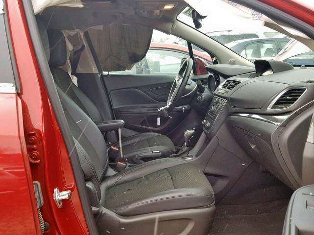 KL4CJBSB3EB634591 - 2014 BUICK ENCORE CON RED photo 5