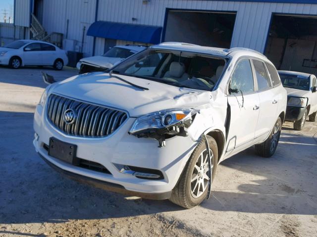 5GAKRBKD6HJ134027 - 2017 BUICK ENCLAVE WHITE photo 2