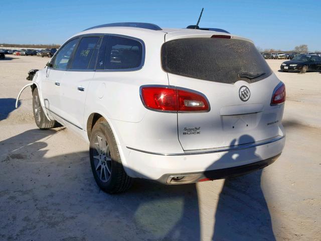 5GAKRBKD6HJ134027 - 2017 BUICK ENCLAVE WHITE photo 3