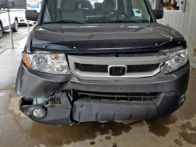 5J6YH2H7XBL005954 - 2011 HONDA ELEMENT EX GRAY photo 9