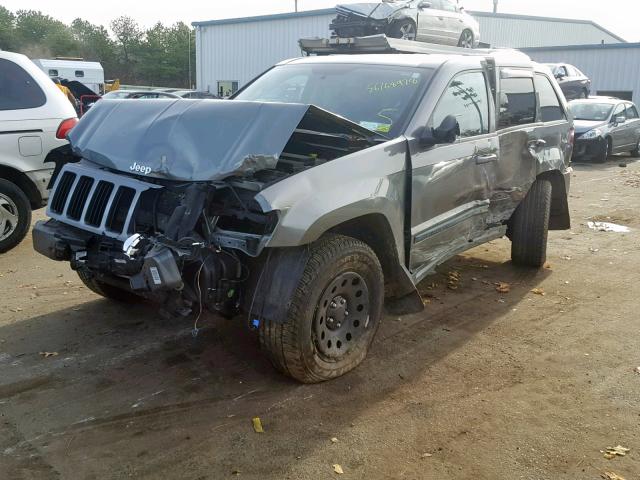 1J8GR48K08C144734 - 2008 JEEP GRAND CHER GRAY photo 2