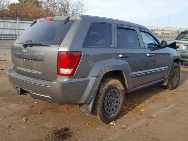 1J8GR48K08C144734 - 2008 JEEP GRAND CHER GRAY photo 4