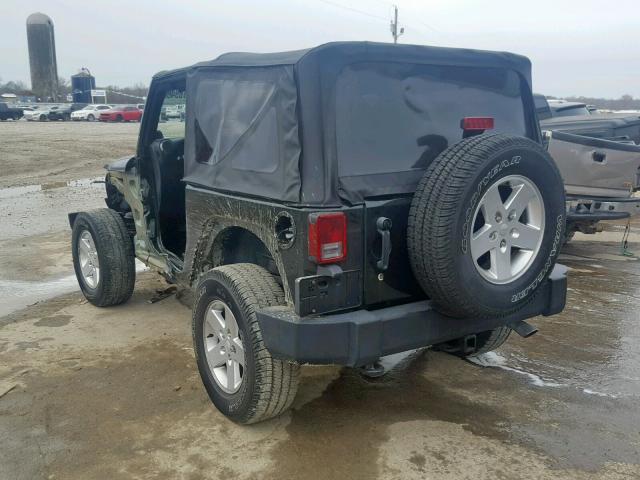 1J4AA2D14BL622550 - 2011 JEEP WRANGLER S GREEN photo 3