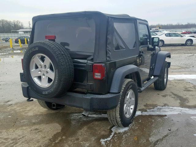 1J4AA2D14BL622550 - 2011 JEEP WRANGLER S GREEN photo 4