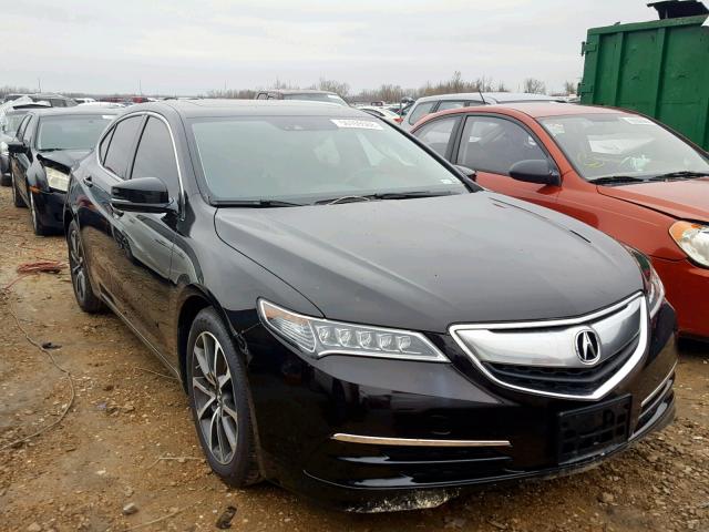 19UUB2F5XFA016916 - 2015 ACURA TLX TECH შავი ფოტო 1