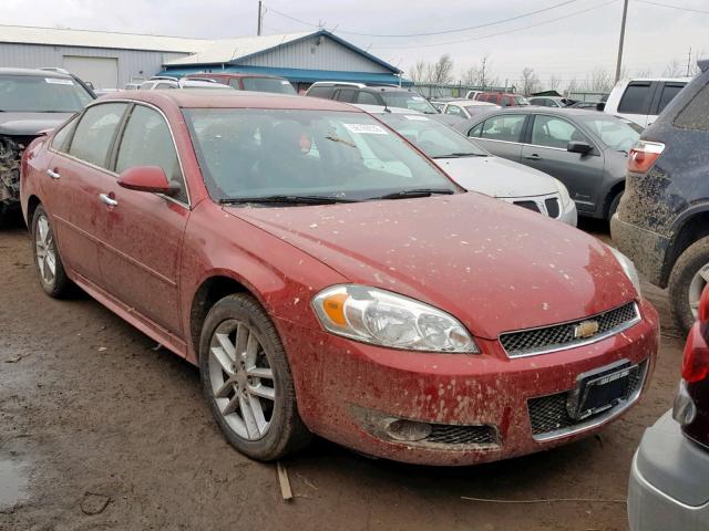 2G1WC5E35E1100195 - 2014 CHEVROLET IMPALA LIM RED photo 1