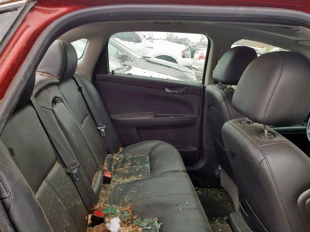 2G1WC5E35E1100195 - 2014 CHEVROLET IMPALA LIM RED photo 6