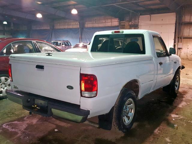 1FTYR10C6YTA68998 - 2000 FORD RANGER WHITE photo 4