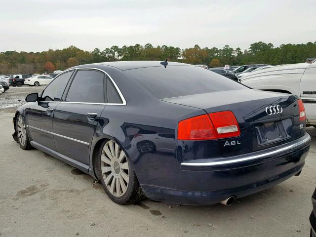 WAUMV44E47N022190 - 2007 AUDI A8 L QUATT BLUE photo 3