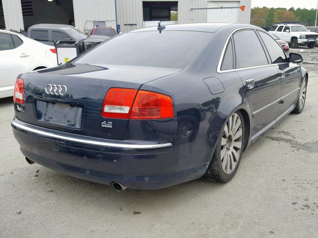 WAUMV44E47N022190 - 2007 AUDI A8 L QUATT BLUE photo 4