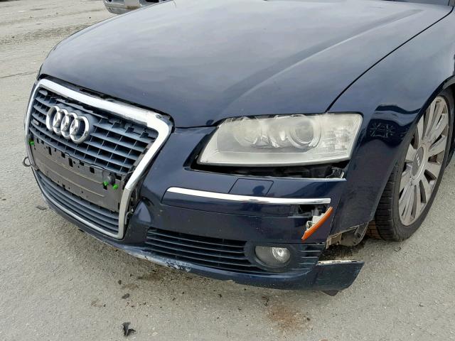 WAUMV44E47N022190 - 2007 AUDI A8 L QUATT BLUE photo 9