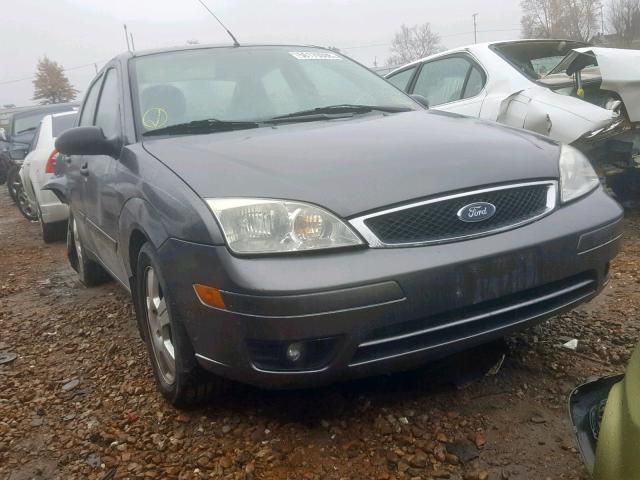 1FAHP34N67W355225 - 2007 FORD FOCUS ZX4 SILVER photo 1