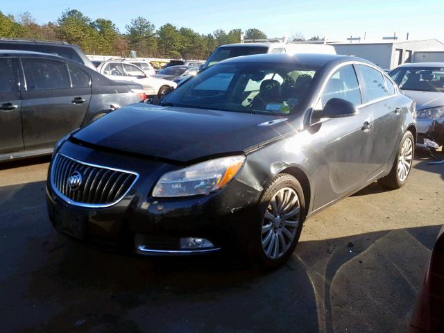 2G4GR5EK7C9161513 - 2012 BUICK REGAL GRAY photo 2