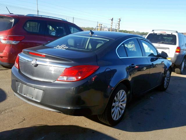 2G4GR5EK7C9161513 - 2012 BUICK REGAL GRAY photo 4