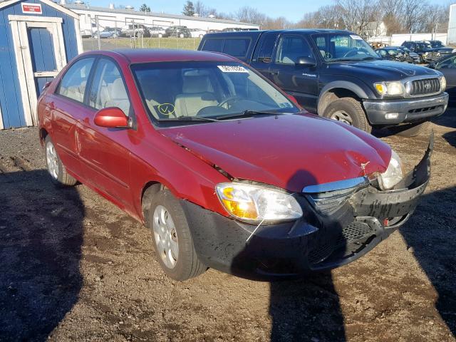 KNAFE122185534894 - 2008 KIA SPECTRA EX RED photo 1