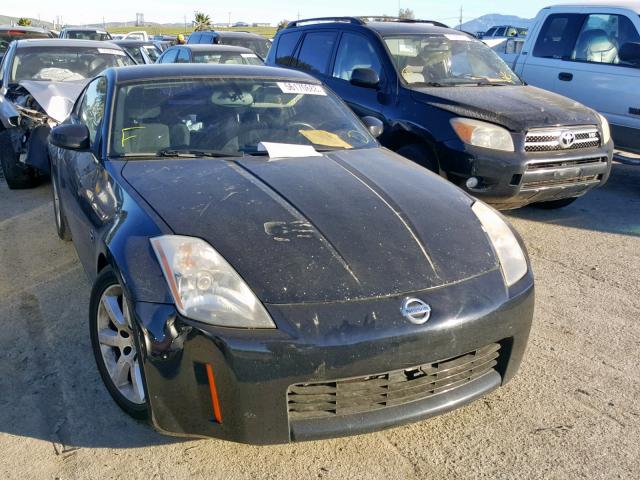 JN1AZ34D74T153250 - 2004 NISSAN 350Z COUPE BLACK photo 1