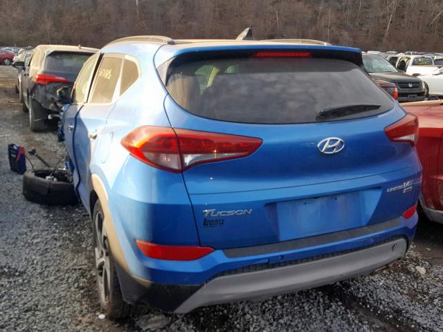 KM8J3CA27JU626728 - 2018 HYUNDAI TUCSON VAL BLUE photo 3