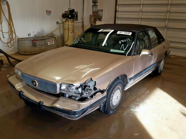 1G4HR52L7SH496119 - 1995 BUICK LESABRE LI GOLD photo 2