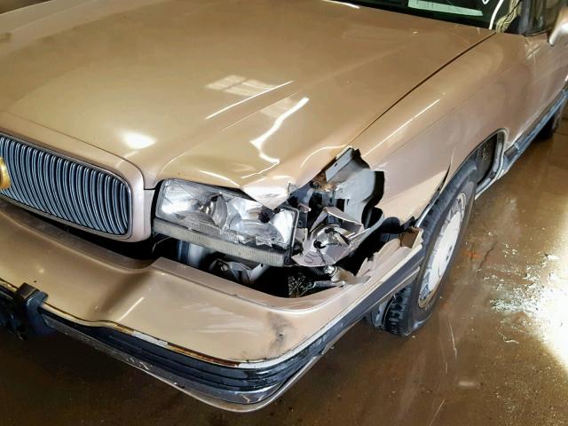 1G4HR52L7SH496119 - 1995 BUICK LESABRE LI GOLD photo 9