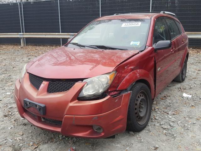 5Y2SL62863Z450600 - 2003 PONTIAC VIBE RED photo 2