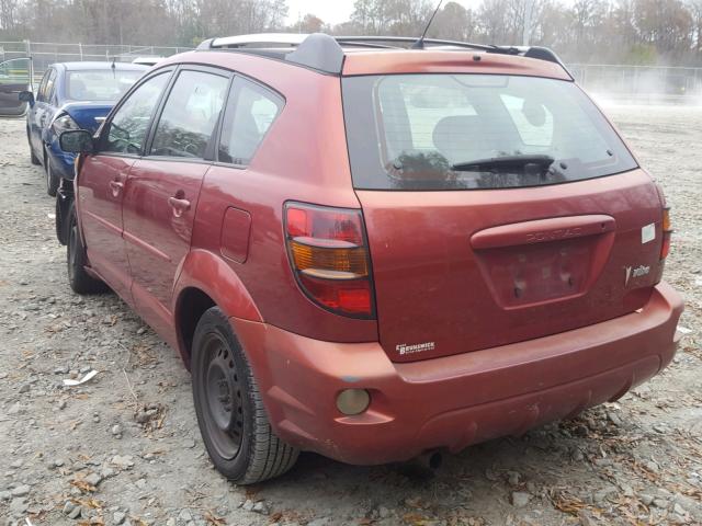 5Y2SL62863Z450600 - 2003 PONTIAC VIBE RED photo 3